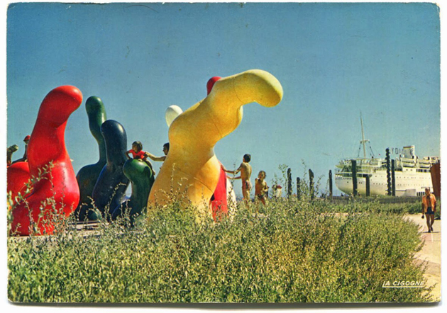 4. Carte postale des Polymorphes de Port-Barcarès - © La Cigogne