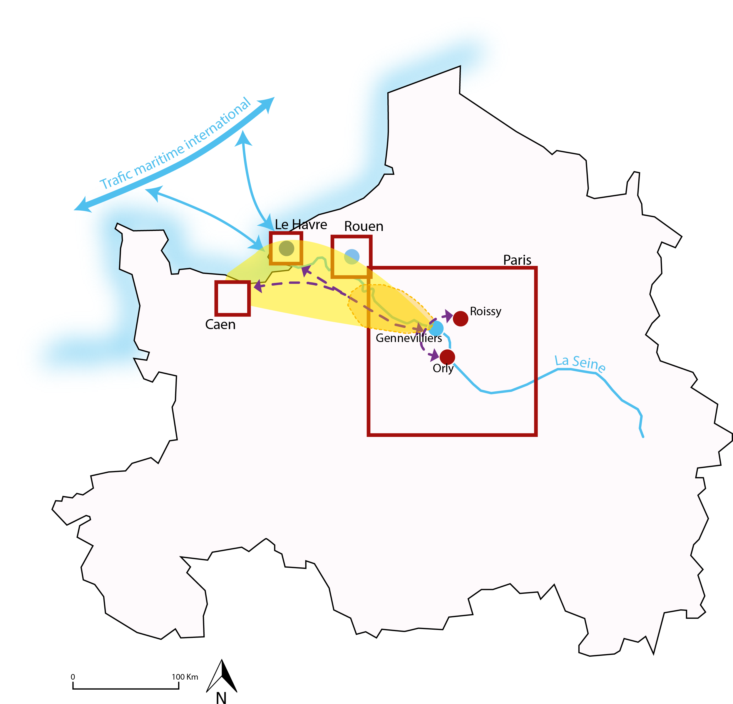 Le projet de la Ligne Nouvelle Paris-Normandie: convergences et divergences entre les acteurs territoriaux, à l’échelle de la vallée de la Seine et de la métropole rouennaise