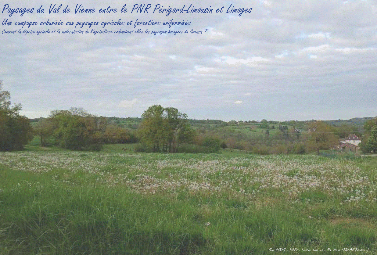 Paysages du Val de Vienne entre le PNR Périgord-Limousin et Limoges